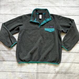 Patagonia Synchilla Lightweight Snap-T Pullover Jacket Grey